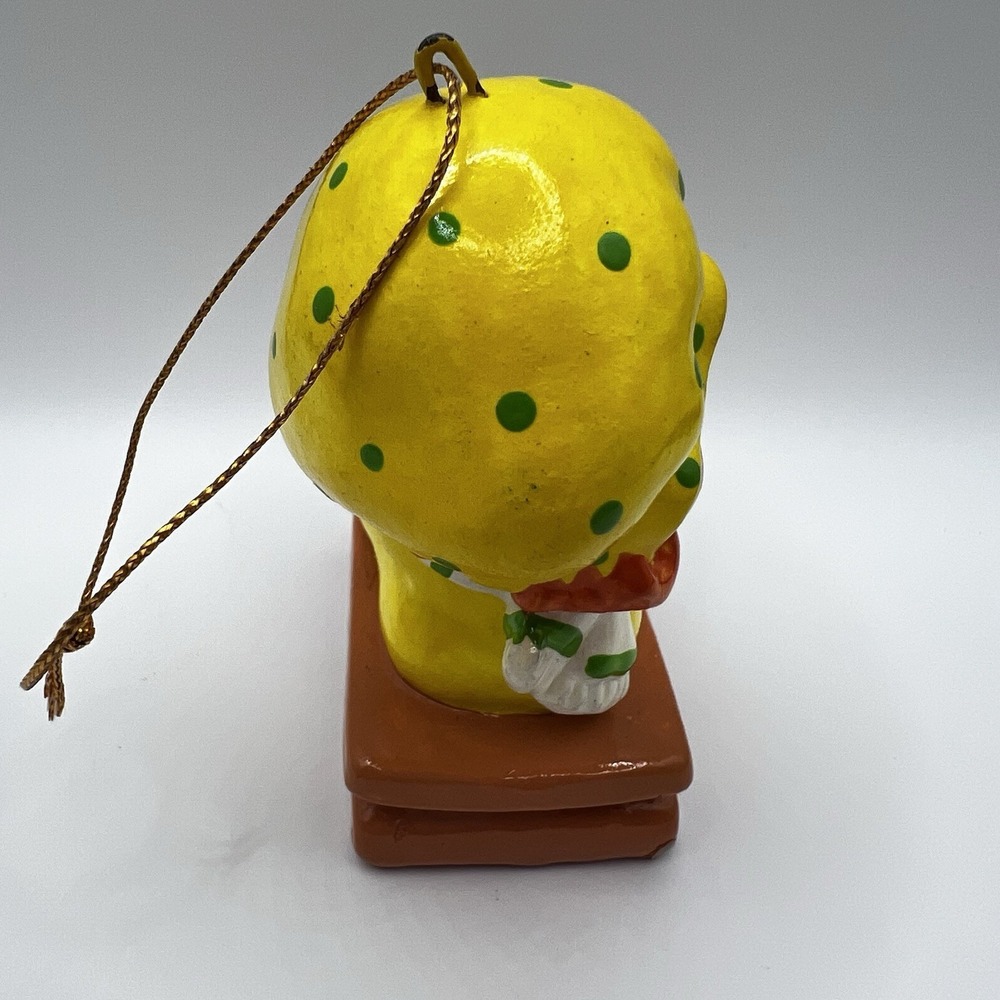 1981 Strawberry Shortcake Apple Dumplin American Greetings Paper Mache Ornament - Picture 4 of 10